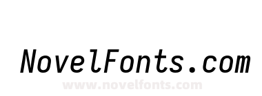 Iosevka Medium Italic