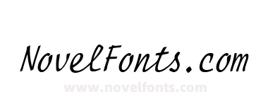 Manuscript Condensed Italic