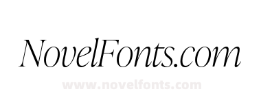 Ivy Presto Display Thin Italic