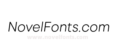 Izmir Light Italic
