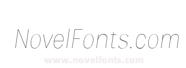 Izmir Narrow Hairline Italic