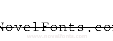 JMH Typewritermono Fine Over Regul