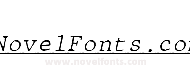 JMH Typewritermono Fine Under Ital