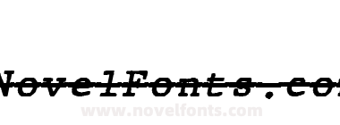 JMH Typewritermono Over Italic