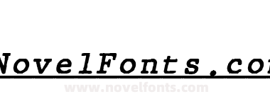 JMH Typewritermono Under Italic