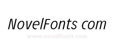 Josefa Rounded Reduced Light Italic