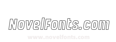 KOBA Outline Italic