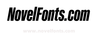 Kaneda Gothic Extra Bold Italic