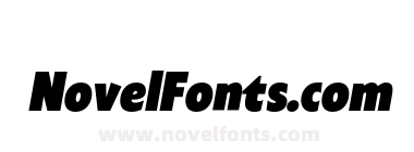 Klein Condensed Black Italic