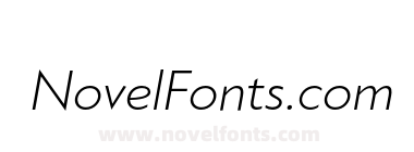 Klein Light Italic