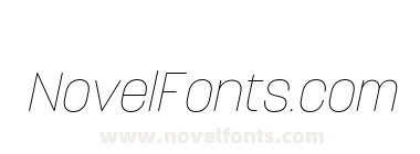 Korolev Rounded Thin Italic