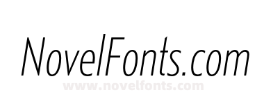 Kranto Cond Thin Display Italic