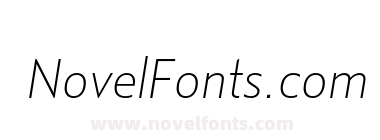 Kranto Thin Display Italic