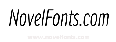 LFT Etica Compressed Light Italic