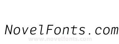 LFT Etica Mono Book Italic