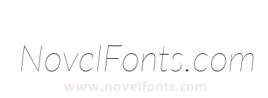 Lato Hairline Italic