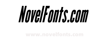 League Gothic Condensed Italic