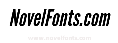 League Gothic Italic