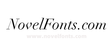 Linotype Didot Italic