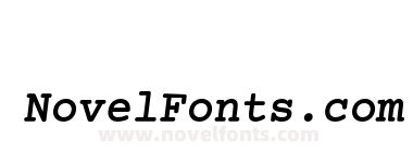 Mechanical Bold Oblique