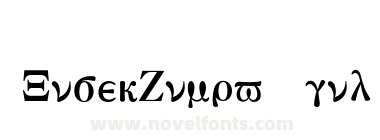 M Ma Greek Bold