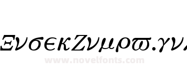 M Ma GreekSS Italic