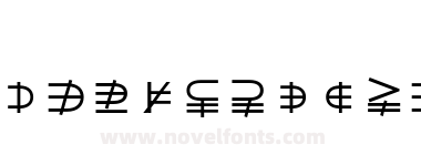 M Ma NegateS Bold