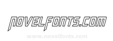 Megatron Hollow Condensed Italic