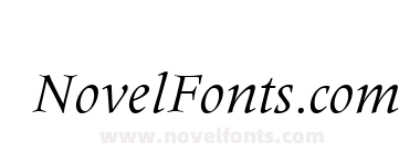Meridien LT Italic