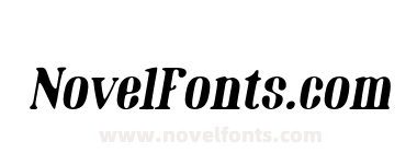Marinaio Serif Black Oblique