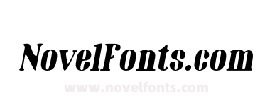 Marinaio Serif Ext Blk Obliq