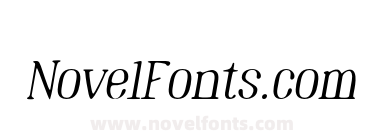 Marinaio Serif Oblique
