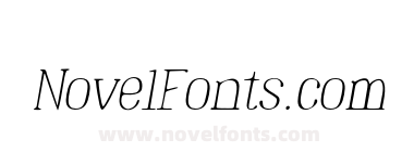 Marinaio Serif Thin Oblique
