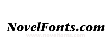 Mesouran Serif Black SSi Bold Italic