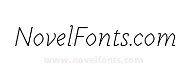 Mezalia Sans Extra Light Cursive