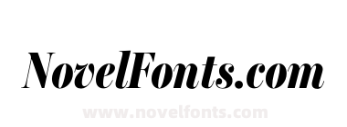 Miller Banner Compressed Black Italic