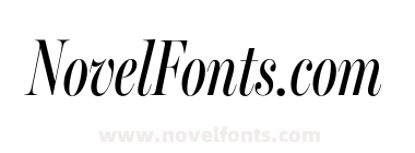 Miller Banner Compressed Regular Italic