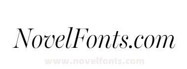 Miller Banner Condensed Light Italic
