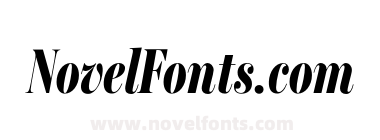 Miller Banner Extra Compressed Black Italic