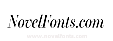 Miller Banner Extra Condensed Regular Italic