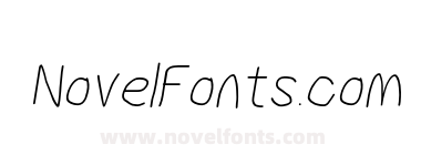 MewTooHand Condensed Italic