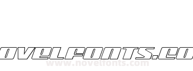 Michigan Outline Italic