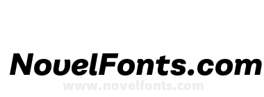 Montreux Jazz Extra Bold Italic