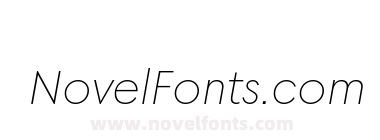 Moucha Vintage Thin Italic