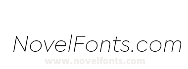 Moucha X Thin Italic