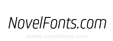 Movida Condensed Book Italic