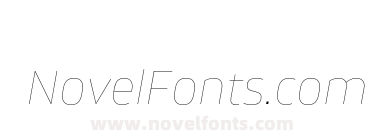 Movida Expanded Hairline Italic
