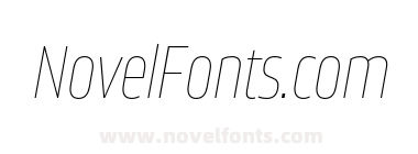 Movida Narrow Ultra Thin Italic