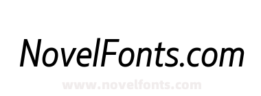 Muller Narrow Trial Regular Italic