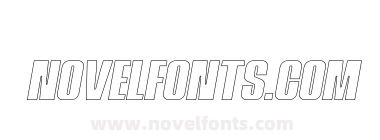 Navada Outline Italic